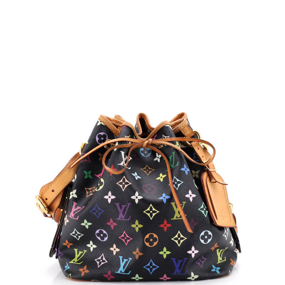 Louis Vuitton Petit Noe Handbag Monogram Multicolor